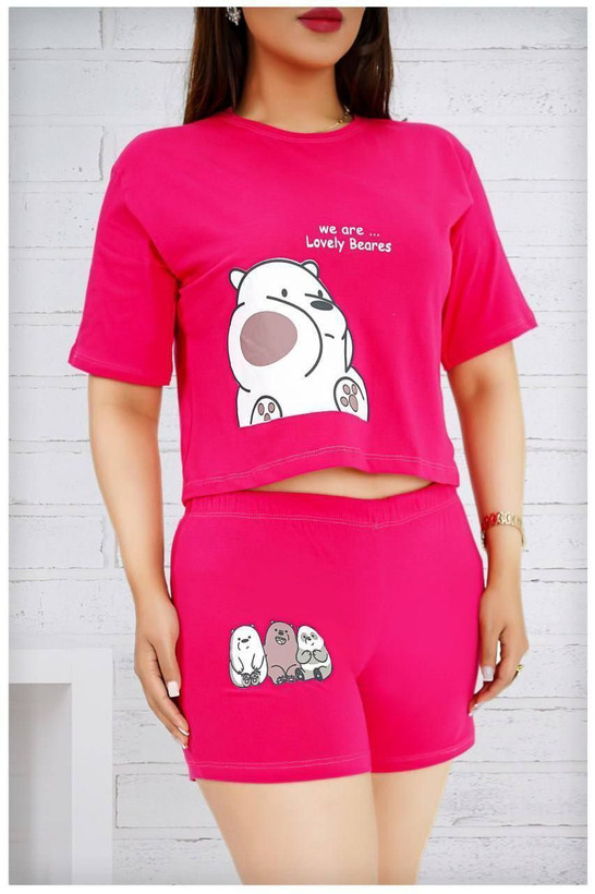 خرید آنلاین ست کراپ شورتک خرسی