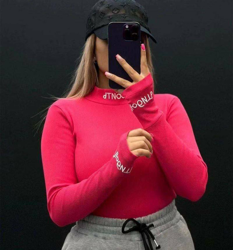 بلوز یقه سه سانت آستین بلند