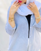 مانتو آبی زنانه