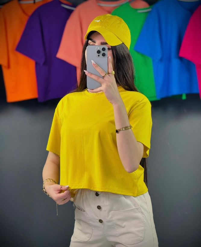 خرید کراپ ساده رنگی دخترونه