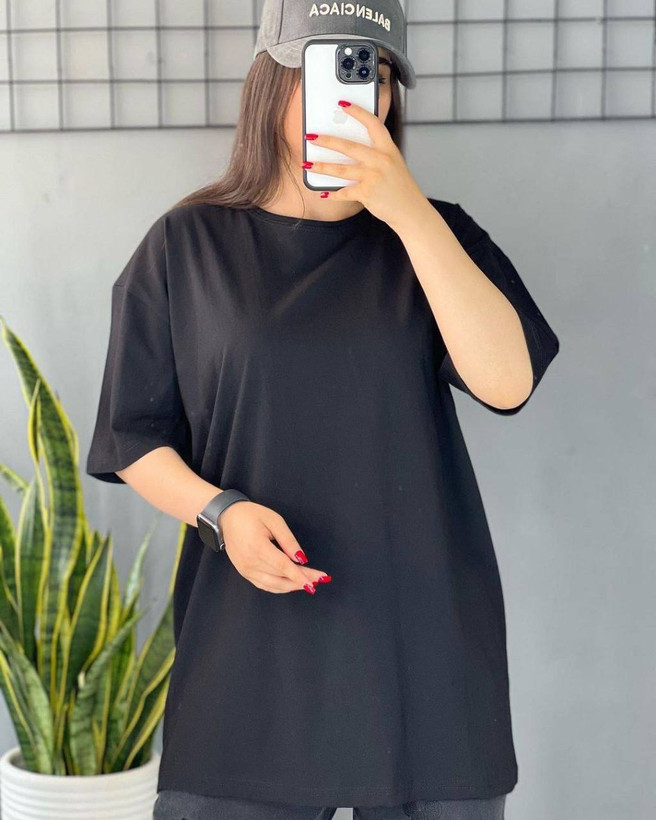 خرید تیشرت لانگ مشکی