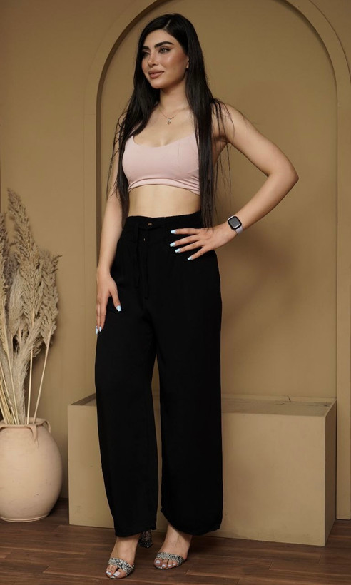 خرید شلوار بگ مشکی زنانه