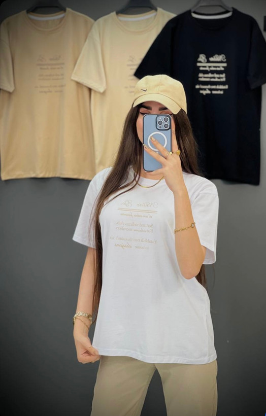 تیشرت سفید تابستونی