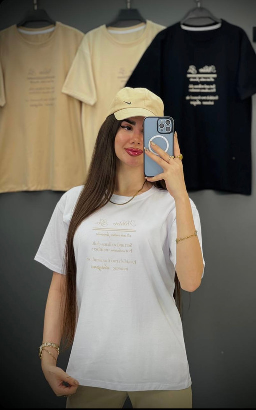 خرید تیشرت سفید نخ پنبه