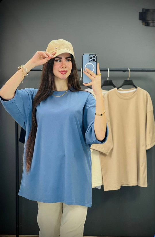 خرید آنلاین تیشرت لانگ زنانه
